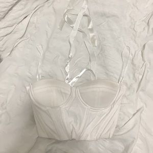 White Corset Bustier Princess Polly 6